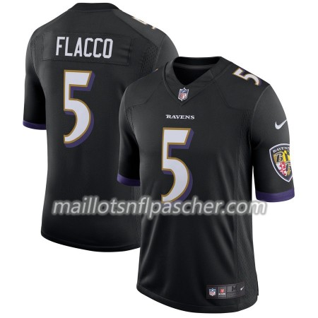 Maillot Baltimore Ravens Joe Flacco 5 Nike Noir - Homme